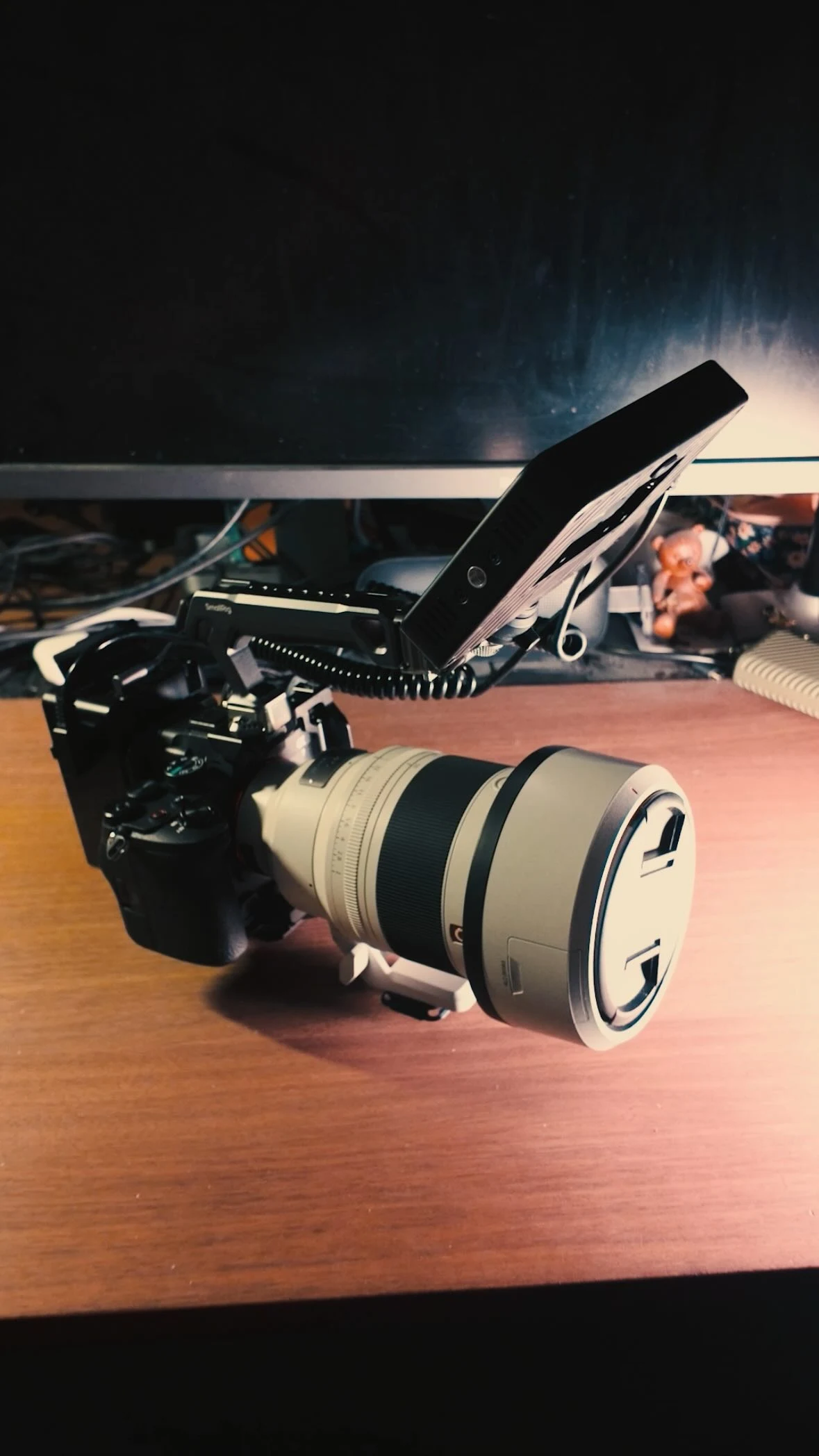 Sony A7V for sports videography fully rigged