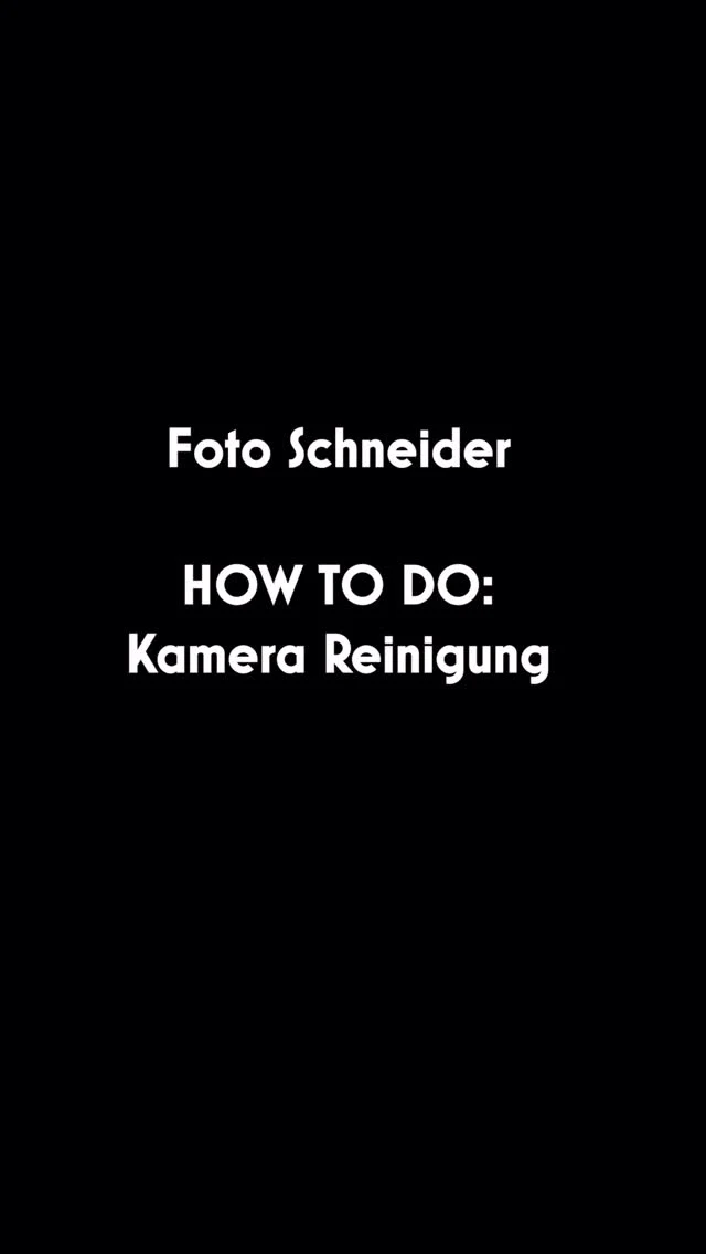 Fotofreunde aufgepasst❗️Unsere Check & Clean Aktion läuft noch bis 20. April