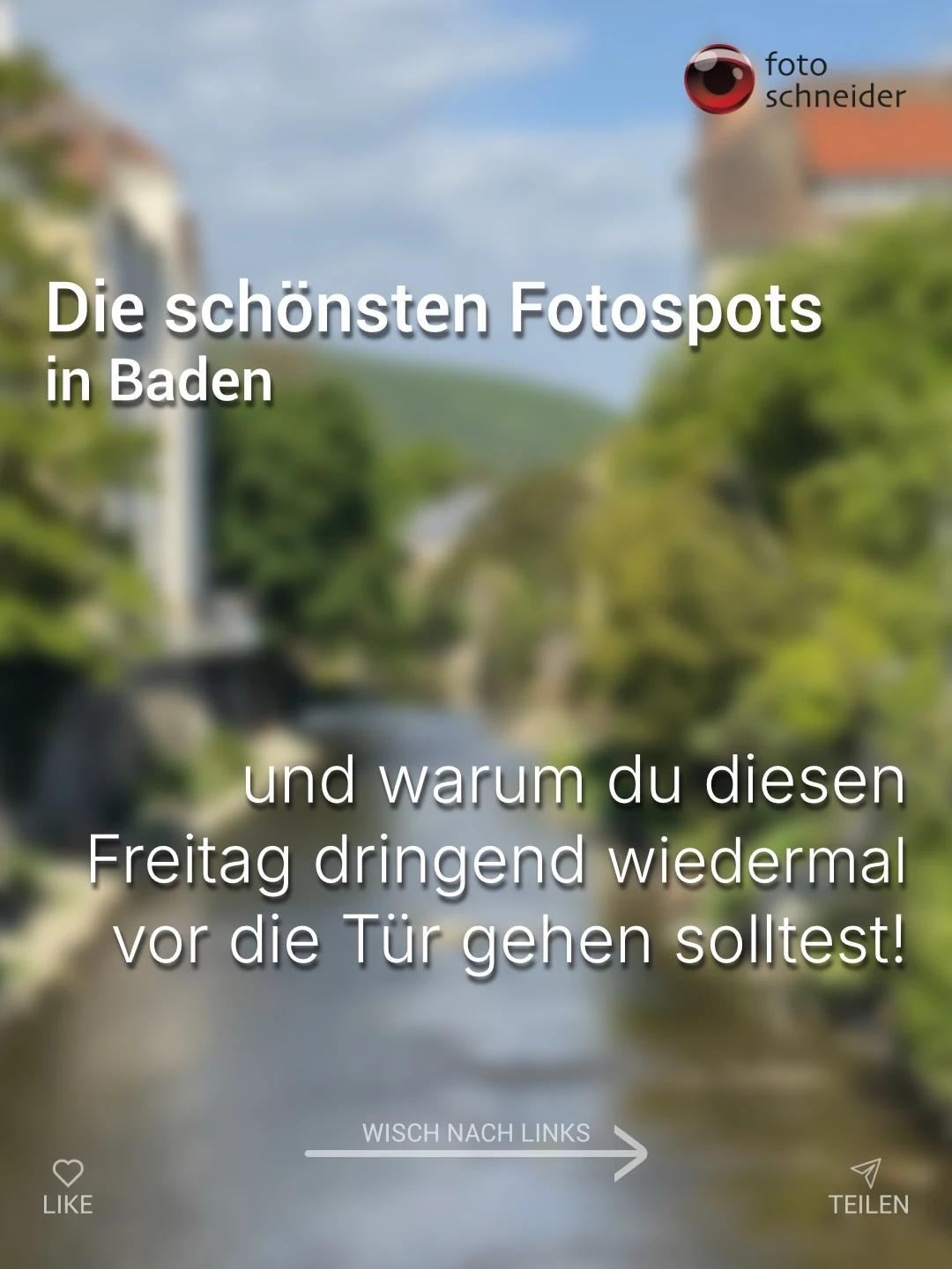 Was ist dein absoluter Lieblings-Fotospot in Baden? Schreibe es uns jetzt…