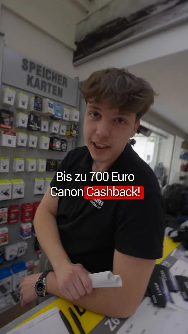Canon Cashback: Jetzt bis zu 700€ sparen!