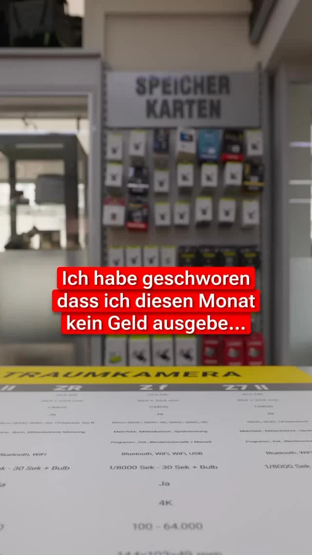 Der Vorsatz war gut… aber die Nikon Sommer-Aktion ist stärker! 🫣💸