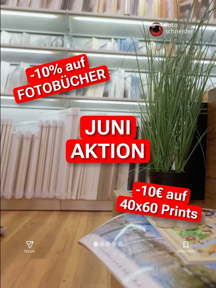 Echte Erinnerungen statt voller Cloud: Unsere Monatsaktionen