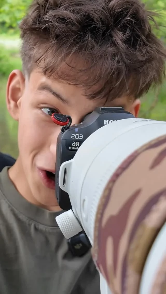 Gemeinsam auf der Pirsch! Linus war mit dem erst 16-jährigen…