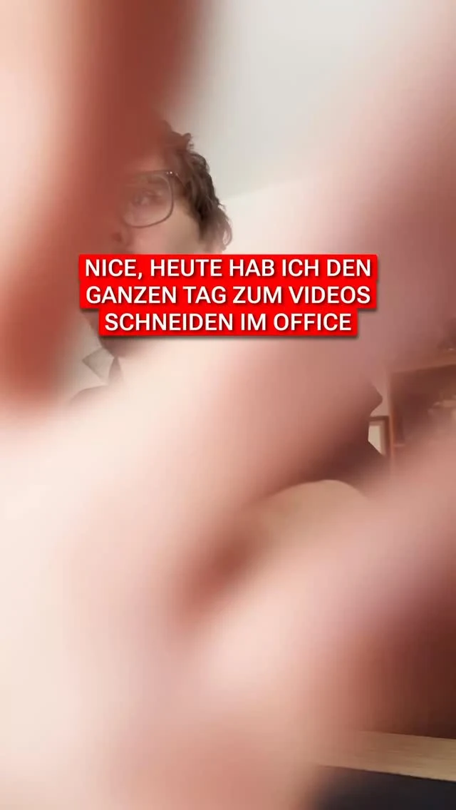 Schnitt-Tag geplant, Chaos bekommen. Classic. 🎬