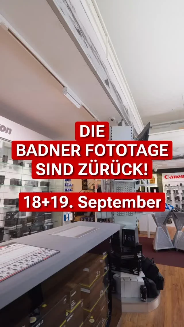 📸 Die Badner Fototage sind zurück! 🎉
