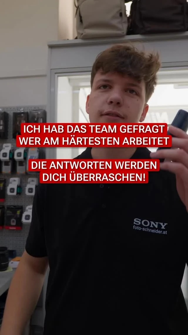 Wir haben uns im Laden umgehört: Wer arbeitet bei Foto Schneider…